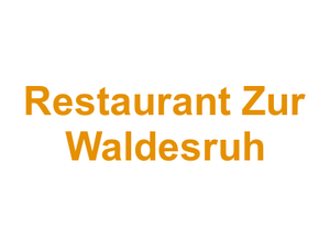 Restaurant 'Zur Waldesruh' Logo