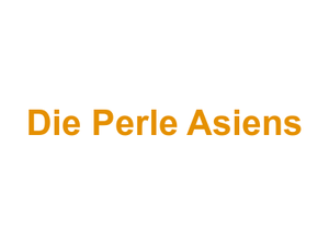 Die Perle Asiens Logo