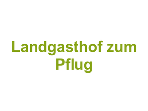 Landgasthof zum Pflug Logo