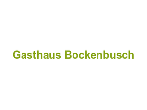 Gasthaus Bockenbusch Logo