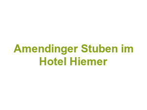 Amendinger Stuben im Hotel Hiemer Logo