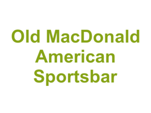 Old MacDonald American Sportsbar Logo