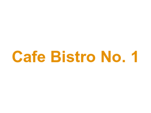 Cafe Bistro No. 1 Logo