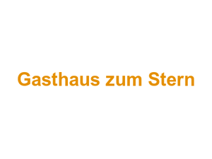 Gasthaus zum Stern Logo
