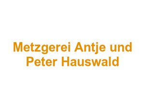 Metzgerei Antje und Peter Hauswald Logo