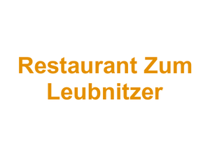 Restaurant Zum Leubnitzer Logo