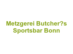 Metzgerei Butcher’s Sportsbar Bonn Logo