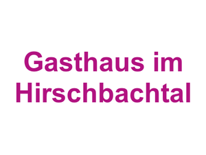 Gasthaus im Hirschbachtal Logo
