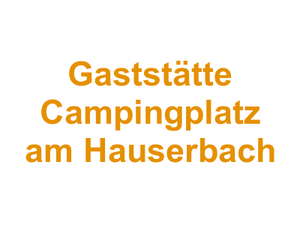 Gaststätte Campingplatz am Hauserbach Logo