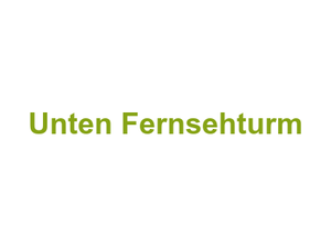 Unten Fernsehturm Logo