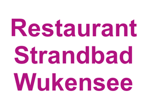 Restaurant "Strandbad Wukensee" Logo
