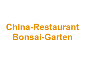 China-Restaurant Bonsai-Garten Logo