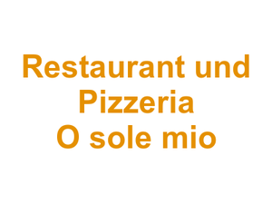 Restaurant und Pizzeria O sole mio Logo