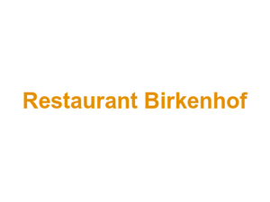 Restaurant Birkenhof Logo