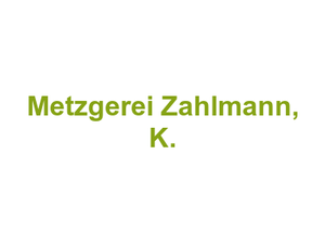 Metzgerei Zahlmann, K. Logo