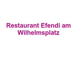 Restaurant Efendi am Wilhelmsplatz Logo