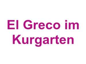 El Greco im Kurgarten Logo