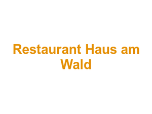 Restaurant Haus am Wald Logo