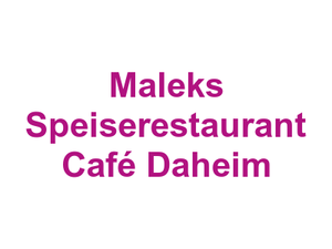 Maleks Speiserestaurant Café Daheim Logo