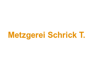 Metzgerei Schrick T. Logo