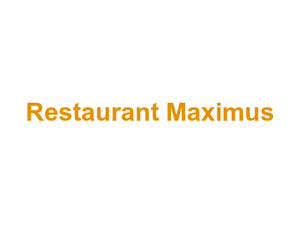 Restaurant Maximus Logo