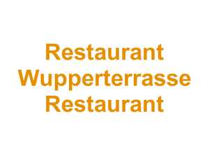 Restaurant Wupperterrasse Restaurant Logo