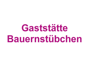 Gaststätte Bauernstübchen Logo