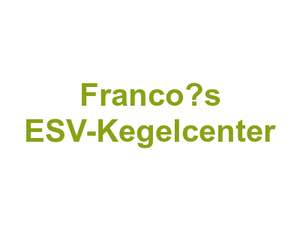 Ristorante Pizzeria Franco’s ESV-Kegelcenter Logo