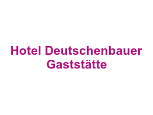Hotel Deutschenbauer Gaststätte Logo