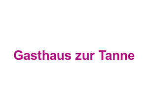Gasthaus zur Tanne Logo