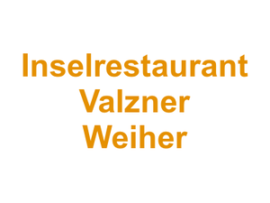 Inselrestaurant Valzner Weiher Logo