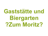 Gaststätte und Biergarten “Zum Moritz” Logo