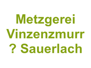 Metzgerei Vinzenzmurr  – Sauerlach Logo
