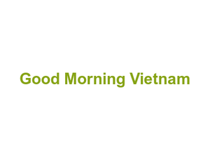 Good Morning Vietnam Logo