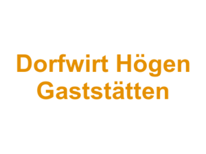 Dorfwirt Högen Gaststätten Logo