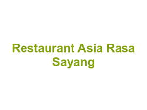 Restaurant Asia Rasa Sayang Logo