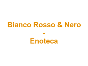 Bianco Rosso & Nero - Enoteca Logo