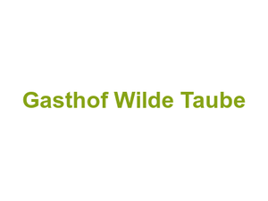 Gasthof Wilde Taube Logo