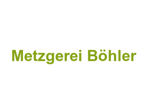 Metzgerei Böhler Logo