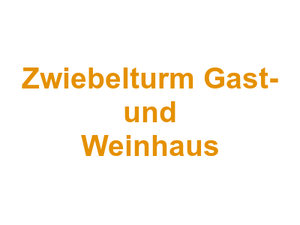 Zwiebelturm Gast- und Weinhaus Logo