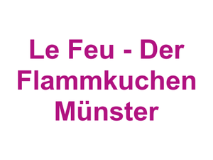 Le Feu - Der Flammkuchen Münster Logo