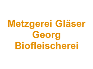 Metzgerei Gläser Georg Biofleischerei Logo