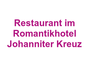 Restaurant im Romantikhotel Johanniter Kreuz Logo