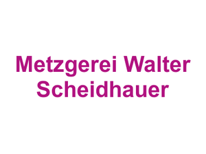 Metzgerei Walter Scheidhauer Logo