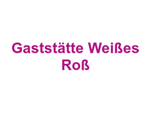 Gaststätte Weißes Roß Logo