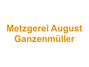 Metzgerei August Ganzenmüller Logo