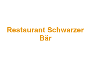 Restaurant Schwarzer Bär Logo