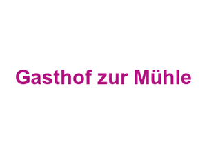 Gasthof zur Mühle Logo