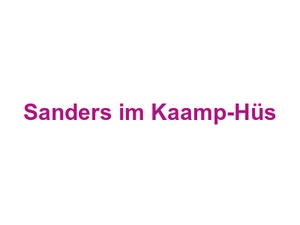 Sanders im Kaamp-Hüs Logo