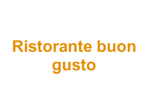 Ristorante buon gusto Logo